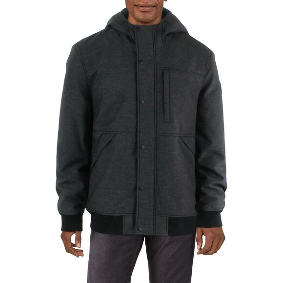 Levi Strauss & Co. Mens Sherpa Lined Hooded Soft Shell Jacket Black Size XL - Picture 5 of 5